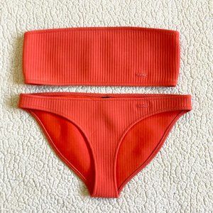 Triangl Twinnie Red Razz Bandeau Bikini Medium
